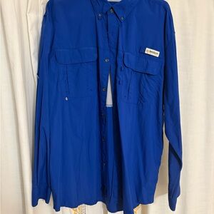 Magellan Outdoors Royal Blue Fishing Shirt